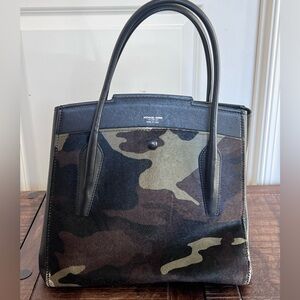 Michael Kors Collection $1390 Calf Hair Bancroft Bag Tote Shoulder